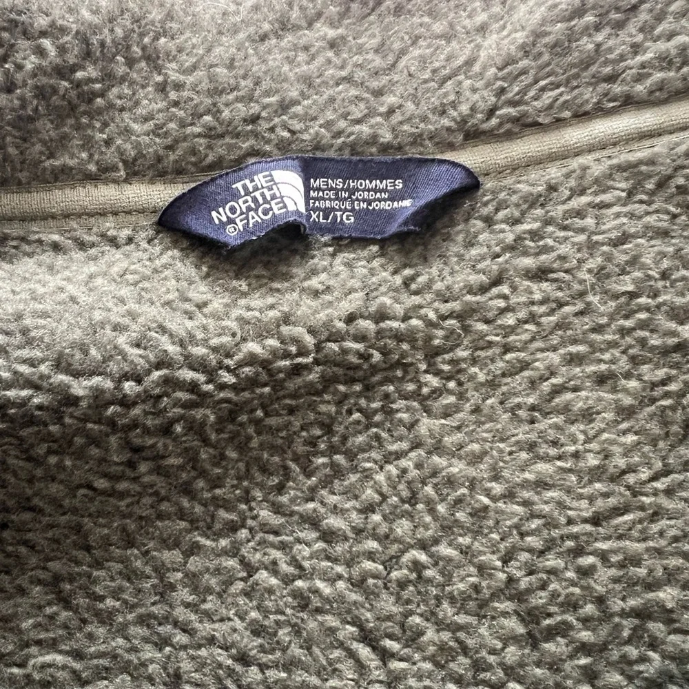 Men's Green Half-Zip‎ Sweater North Face
